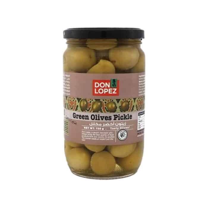 Don Lopez Green Olives Pickles - 720g - Image 1