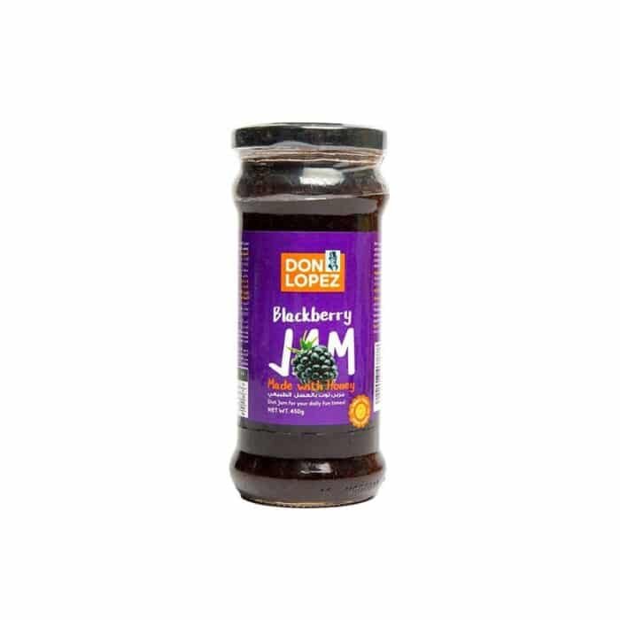 Don Lopez Blackberry & Honey Jam - 450g - Image 1