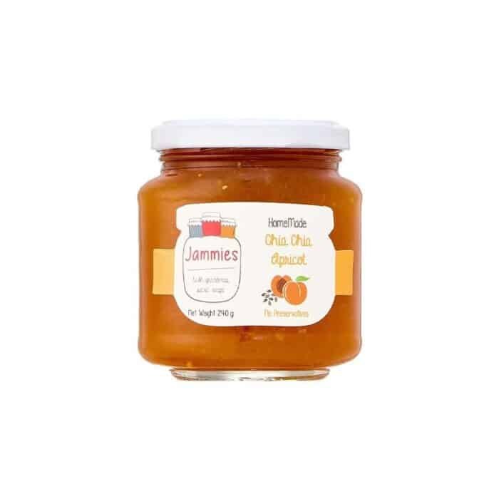 Jammies Chia Seeds & Apricot Jam - 240g - Image 1