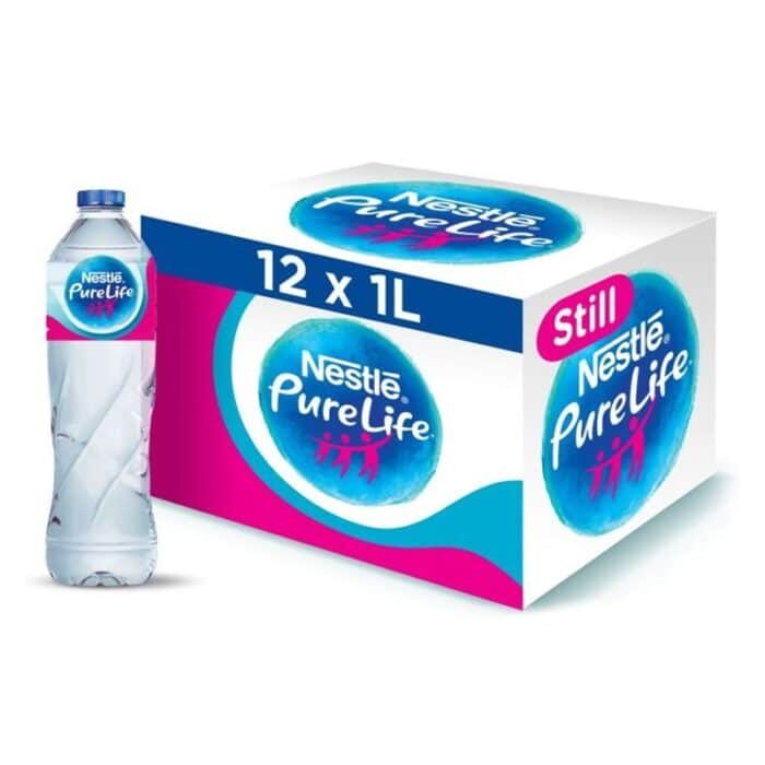 Nestle Pure Life Water - 1L x 12 Bottles - Image 1