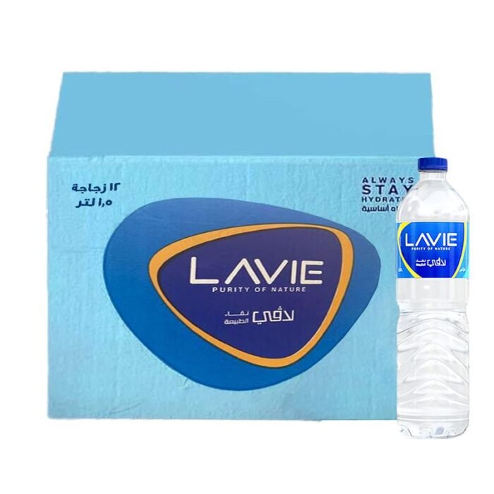Lavie Natural Water - 1.5L x 12 Bottles - Image 1