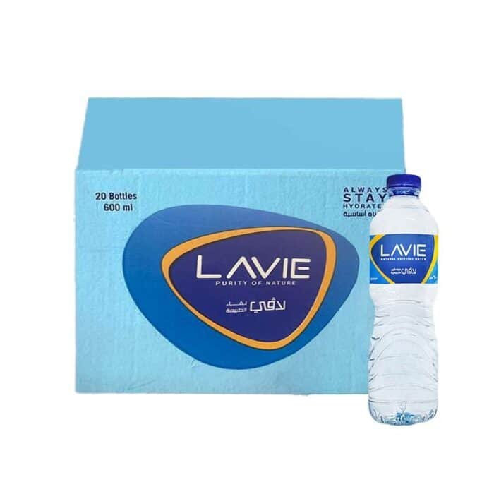 Lavie Natural Water - 600ml x 20 Bottles - Image 1