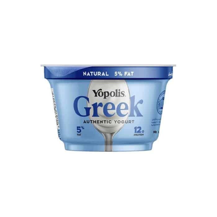Yopolis Greek Yogurt 5% Fat - 150g - Image 1