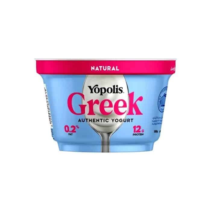 Yopolis 0.2% Fat Greek Yogurt - 150g - Image 1