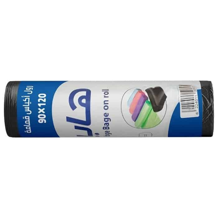 Hyperone Black Garbage Bags Roll - 90 x 120cm - 1K - Image 1