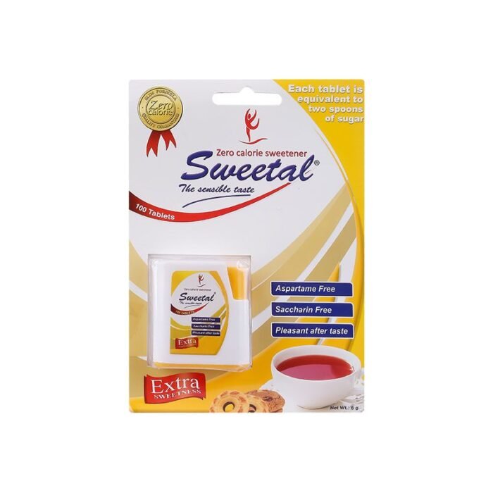 Sweetal Diet Sugar - 100 Tablets - Image 1