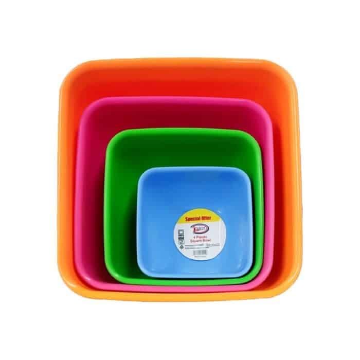 Top Value Bowl Set - Different Sizes - 4 Pieces - Image 1