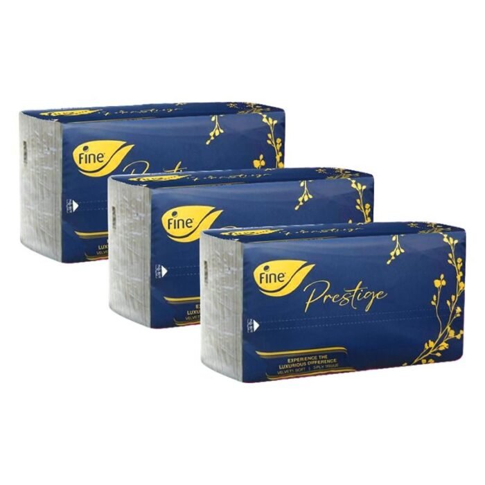 Fine Prestige Tissues - 3 Ply - 480 Tissues x 3 Pieces - Image 1