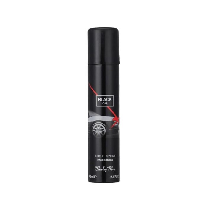 Shirley May Black Car Men Body Spray - 75ml - Image 1
