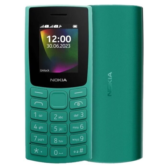 ⁦هاتف محمول نوكيا 106 TA-1564 DS NENA 1 - 1.8 بوصة - 2000 جهة اتصال و500 رسالة نصية قصيرة - شريحتي اتصال - أخضر⁩ - الصورة ⁦1⁩