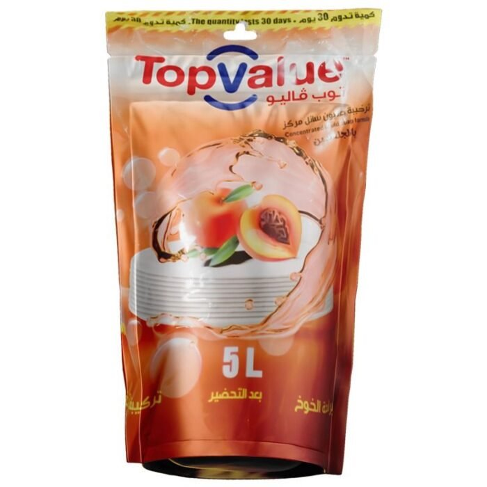 Top Value Peach Dishwashing Liquid - 5L - Image 1