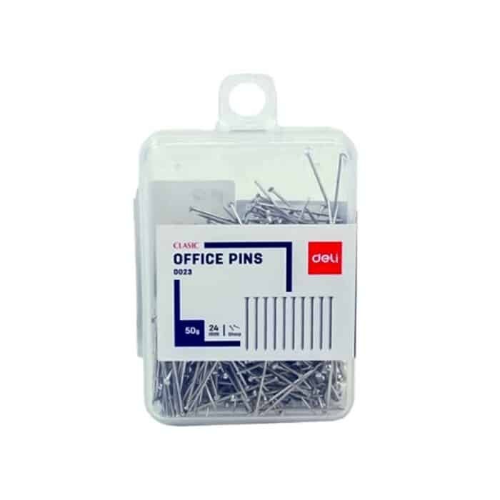 Deli Classic Office Pins - 24mm - 0023 - Image 1