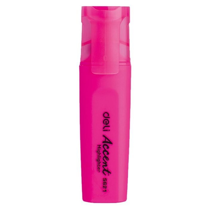 Deli Highlighter Pen - Pink - ES621 - Image 1