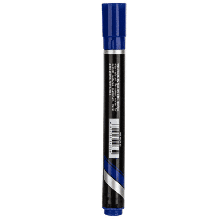 Deli Permanent Marker - 1.5mm - Blue - EU10030 - Image 1