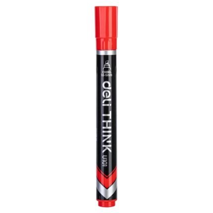 Deli Permanent Marker - 1.5mm - Red - EU10140