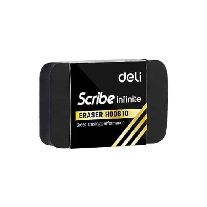 Deli Black Eraser - 46 x 30 x 11mm - EH00610 - Image 1