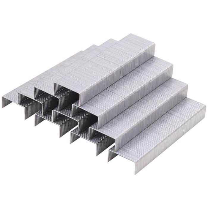 Deli Staples - E0012S - 1000 Pieces - Silver - Image 1