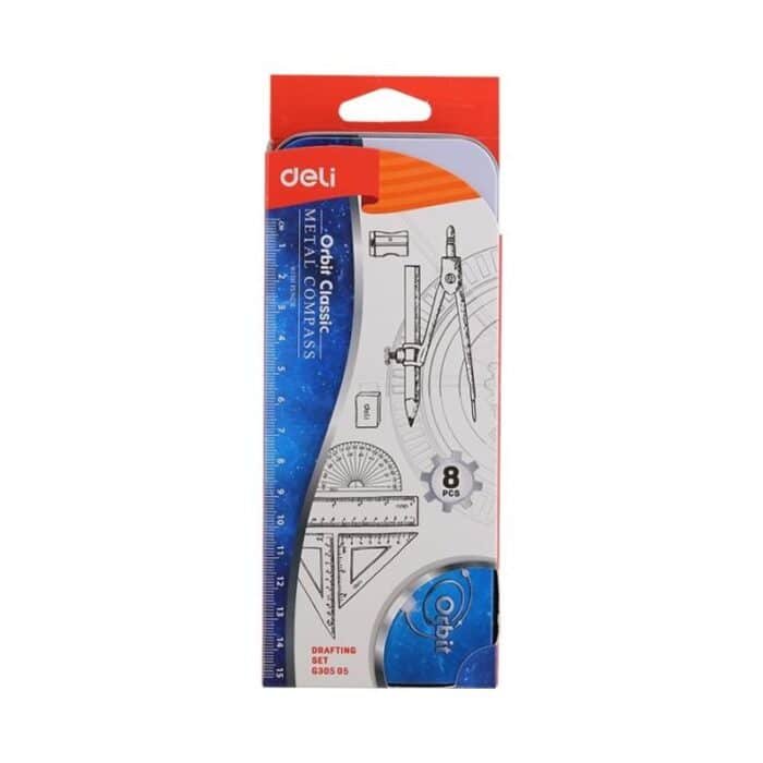 Deli Drafting Set - 8 Pieces - EG30505 - Image 1