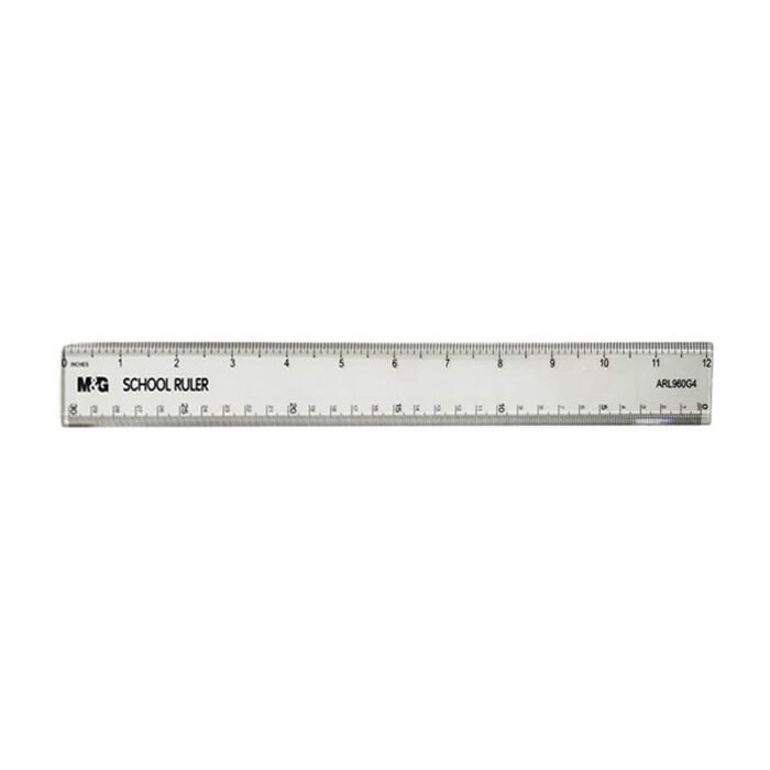 M&G Plastic Ruler - 30cm - ARL960G4 - Image 1