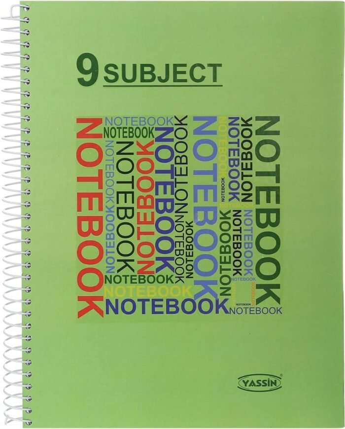 Yassin Notebook - 9 Subjects - 225 Papers - Image 1