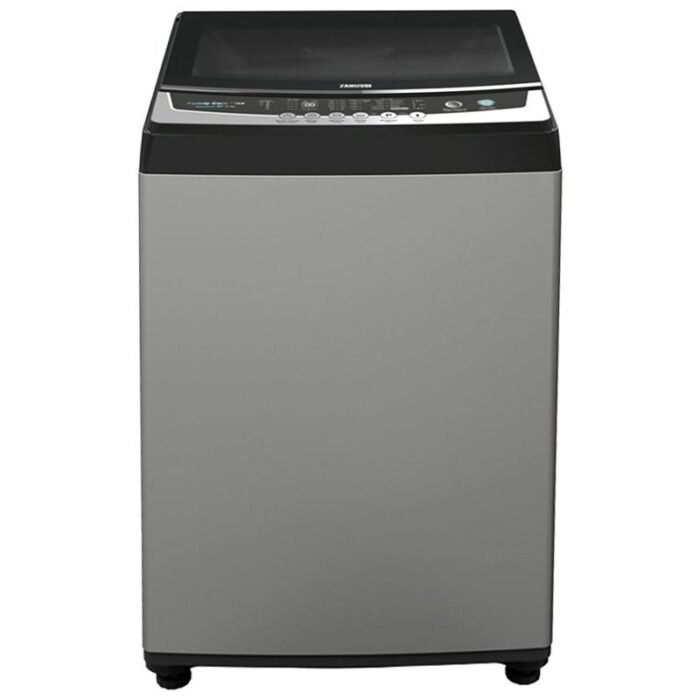 Zanussi Automatic Top Load Washing Machine - 8K - Trio Jet System - Silver - ZWT80700S - Image 1