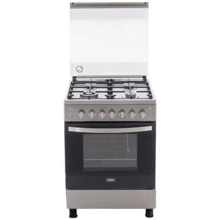 طباخ زانوسي كول كاست - 4 شعلات - 60 سم - مروحة تبريد - إينوكس - ZCG61296XB