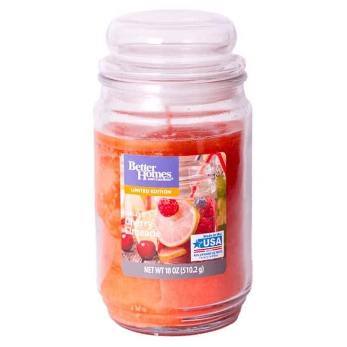 Better Homes & Gardens Chilled Cherry Limeade Scented Candles - 18 OZ - Image 1