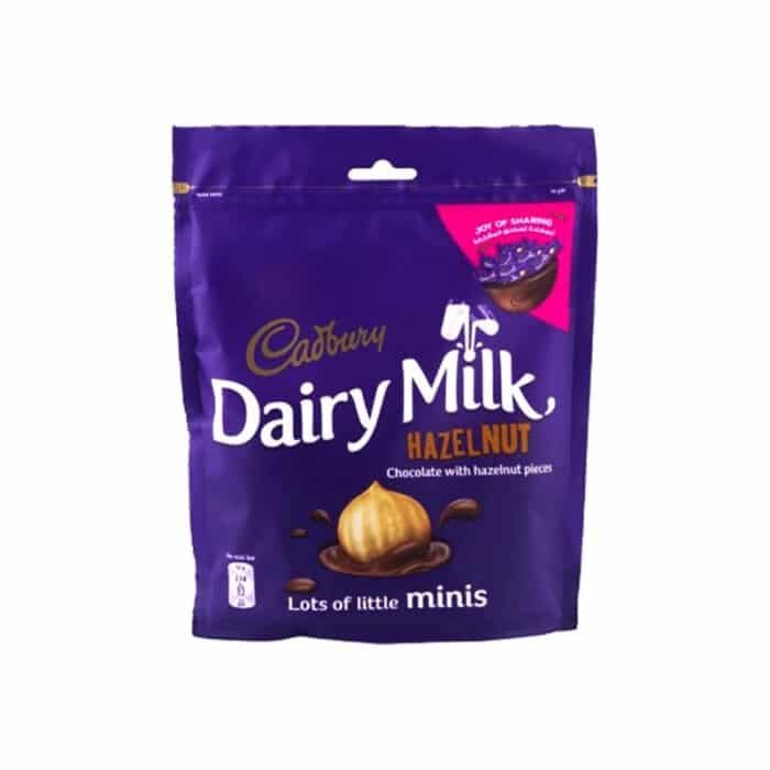 Cadbury Dairy Milk Minis Hazelnut Chocolate - 168g - Image 1