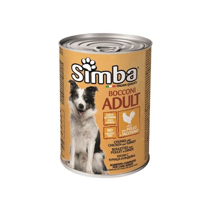 Simba Adult Dogs Chicken & Turkey Food Chunks - 415g - Image 1