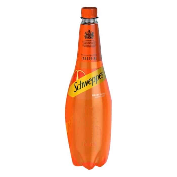 Schweppes Tangerine Soda Drink - 950ml - Image 1