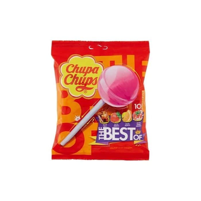 Chupa Chups Different Flavors Lollipops - 10 Pieces - Image 1