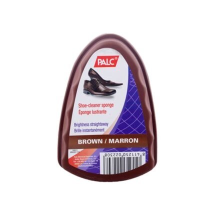 Palc Shoe Cleaner Sponge With Polish - Brown - 1Piece