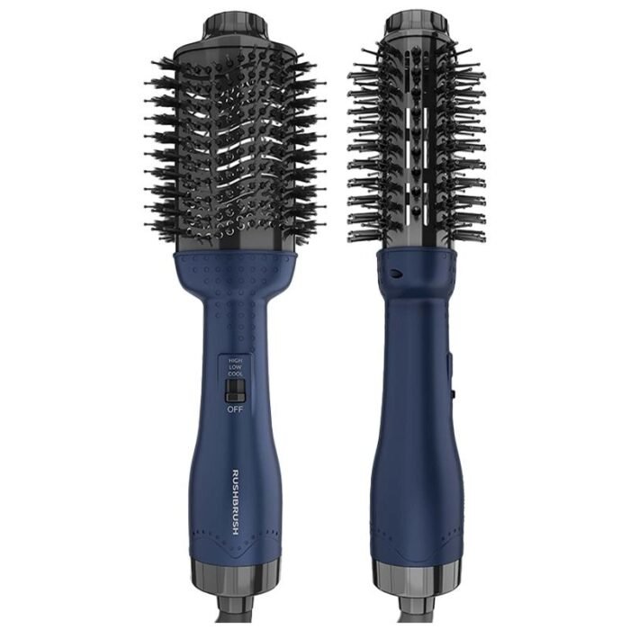 Rush Brush Hair Volumizer - Ceramic Coating - Ionic Technology - Navy Blue - V2 PRO - Image 1