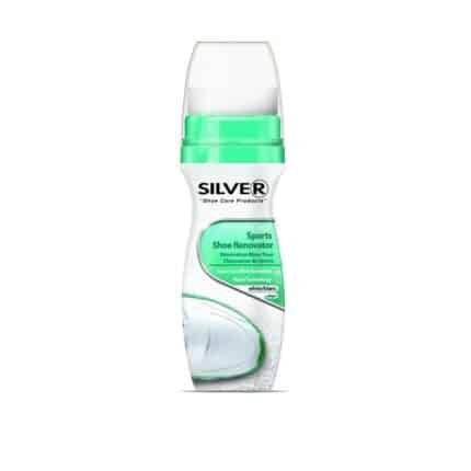 Silver sports shoe polish - white - 75 ml