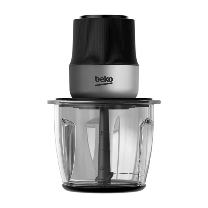 Beko Food Chopper - 1000ml - 400W - One Touch Control - Stainless - CHG 81442 BX - Image 1