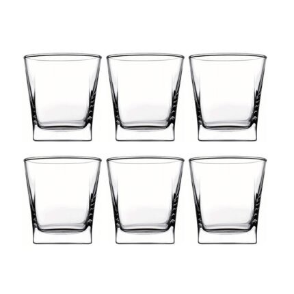 Pasabahce Carre Drinkware Set - 6 Pieces