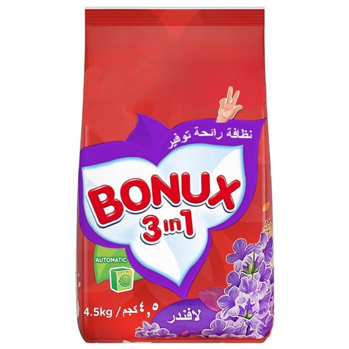 Bonux Lavender Automatic Laundry Detergent - 4.5k - Image 1