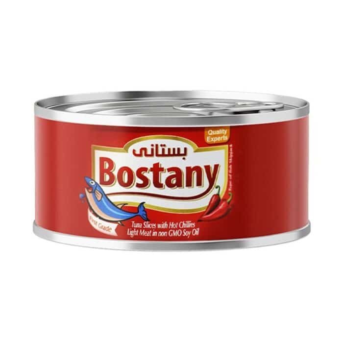 Bostany Hot Chilies Lobes Tuna - 185g - Image 1