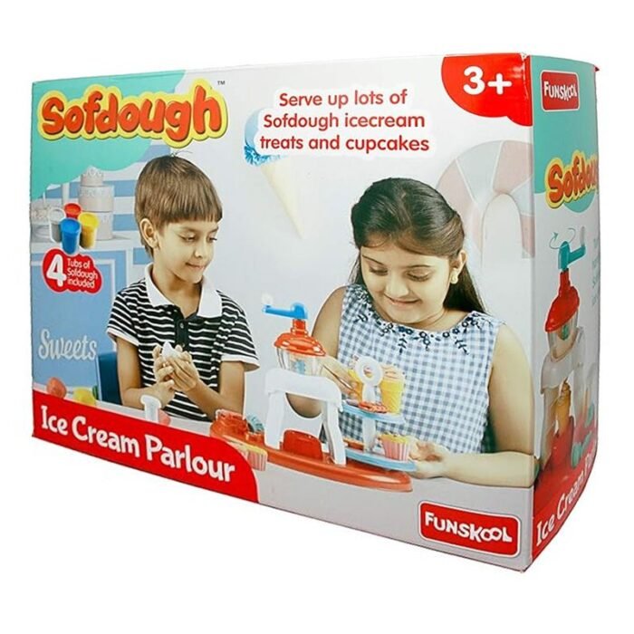 Funskool Ice Cream Parlour Set - 4 Tubs - Image 1