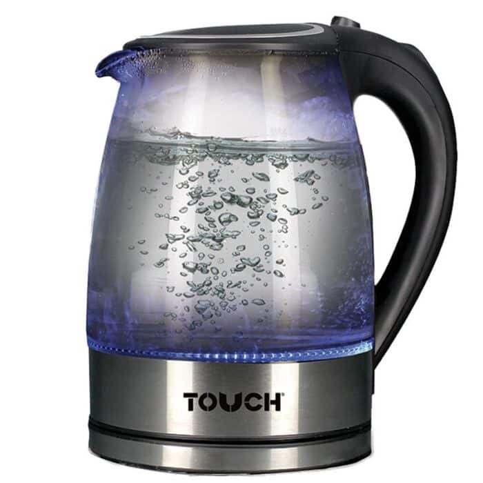 Touch El Zenouki Emerald Glass Kettle - 1.8L - 1800W - 40326 - Image 1
