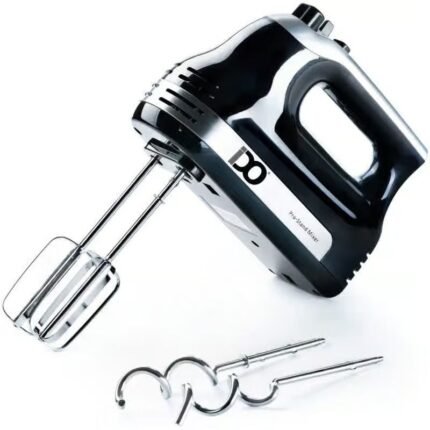IDO Hand Mixer - 500W - 5 speeds + Turbo Function - Black - HM500-BK