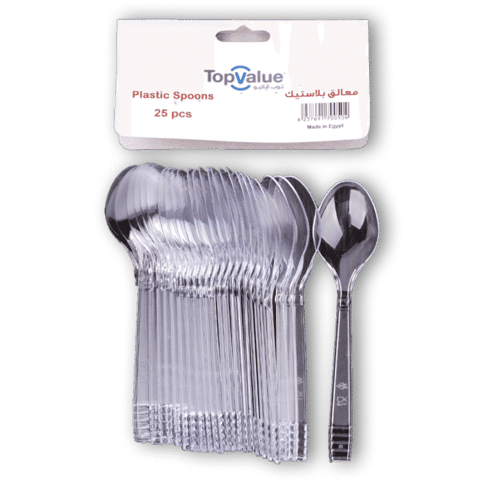 Top Value Heavy Duty Spoons - 25 Pieces - Image 1