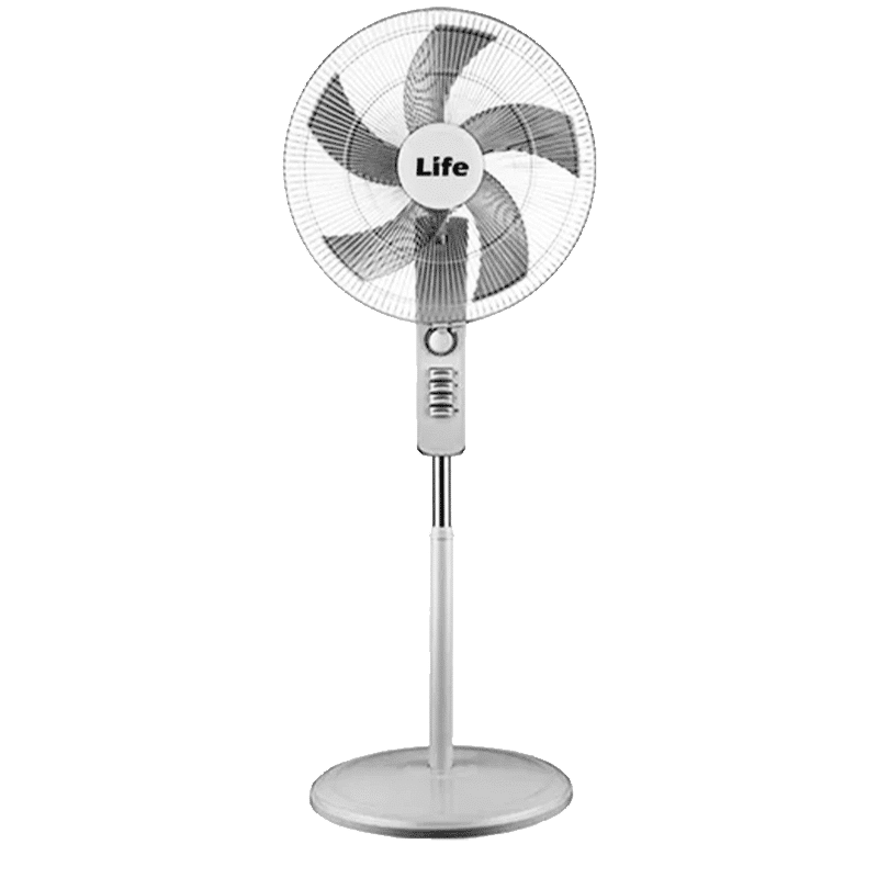 Life Stand Fan - 20 Inch - 3 Speeds - Adjustable Height - Grey - FS-50A14 Life Stand Fan - 20 Inch - 3 Speeds - Adjustable Height - Grey - FS-50A14 - Image 1