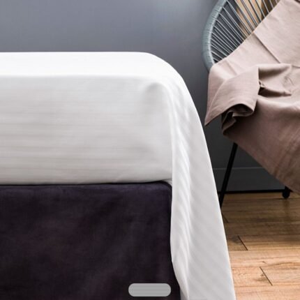 Icon Flat Striped Bed Sheet - 200TC