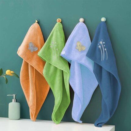 Icon Microfiber Shower Cap - Different Colors