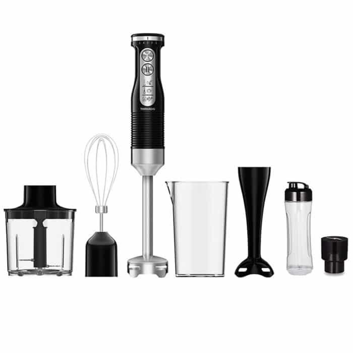 Tornado Hand Blender - 600W - Chopper 500ml - Black - THB-600C - Image 1