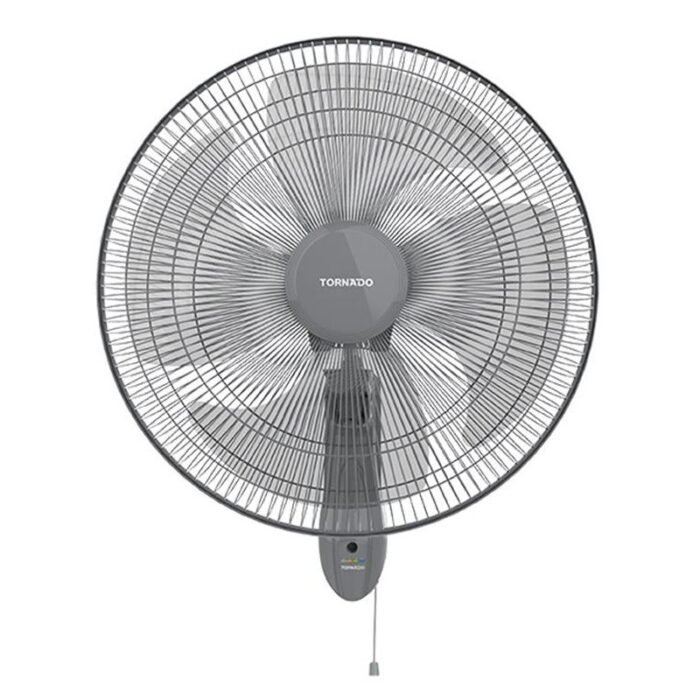 Tornado Wall Fan - 16 Inch - 3 Speed - Fan Oscillation Control - Grey - TWF-16G - Image 1