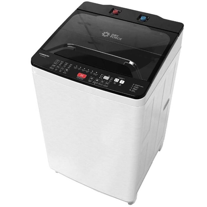 Tornado Automatic Top Load Washing Machine - 10K - Drain Pump - White - TWT-TLN10LWT - Image 1